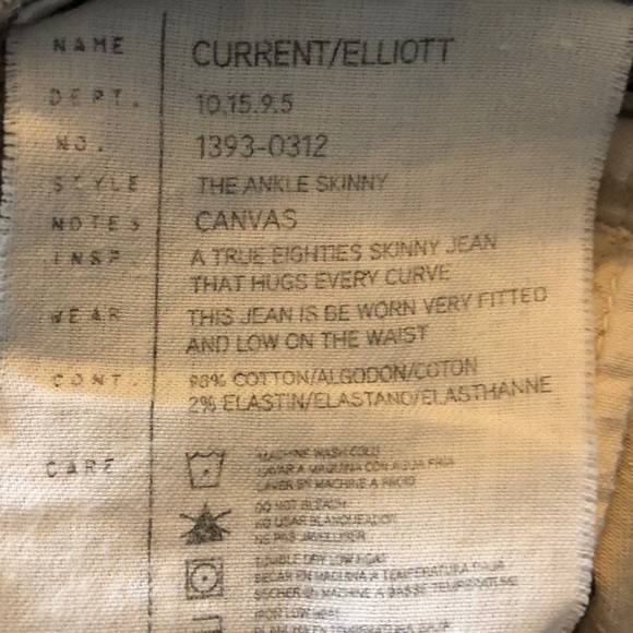 Current Elliott Skinny Ankle jeans - Picture 3 of 4